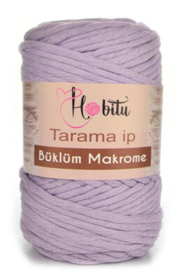 HOBITU BUKLUM TARAMA COTTON MACROME CARD YARN 165 Lilac - Thumbnail