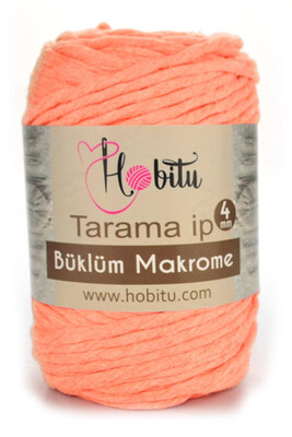 HOBITU BUKLUM TARAMA COTTON MACROME CARD YARN 167 Pinkish Orange - Thumbnail