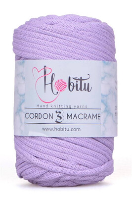 HOBİTU YARNS - HOBİTU CORDON 3 MACRAME color 165 Lilac
