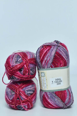  - İHRAÇ FAZLASI ÖRGÜ İPİ 300-400 Gr(3 Yumak) V-3555