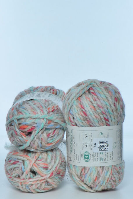  - İHRAÇ FAZLASI ÖRGÜ İPİ 300-400 Gr(3 Yumak) V-3557