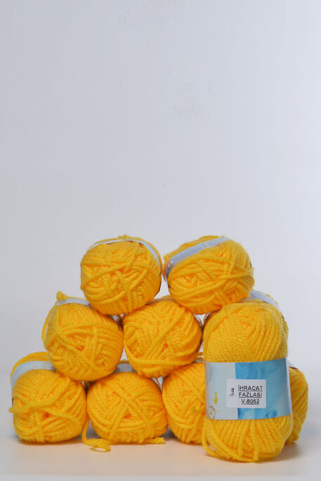  - İHRAÇ FAZLASI ÖRGÜ İPİ 450-550 Gr(10 Yumak) V-8062
