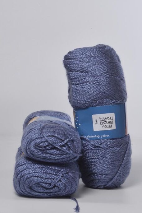  - İHRAÇ FAZLASI ÖRGÜ İPİ 450-600 Gr(3 Yumak) V-3312