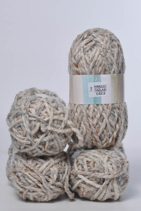  - İHRAÇ FAZLASI ÖRGÜ İPİ 450-600 Gr(4 Yumak) V-6312