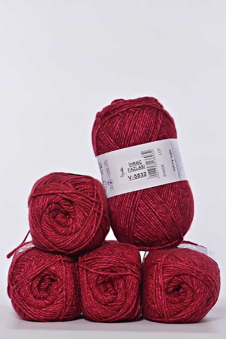  - İHRAÇ FAZLASI ÖRGÜ İPİ 500-550 GR (5 Yumak) V-5532