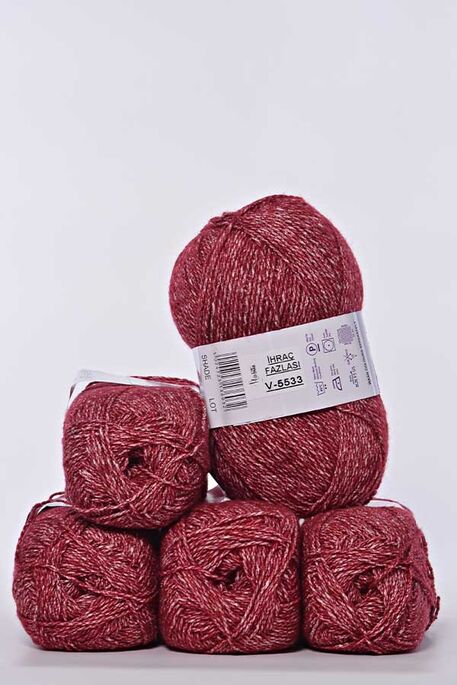 - İHRAÇ FAZLASI ÖRGÜ İPİ 500-550 GR (5 Yumak) V-5533