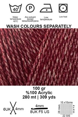İHRAÇ FAZLASI ÖRGÜ İPİ 500-550 GR (5 Yumak) V-5533 - Thumbnail