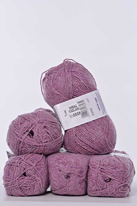  - İHRAÇ FAZLASI ÖRGÜ İPİ 500-550 GR (5 Yumak) V-5539