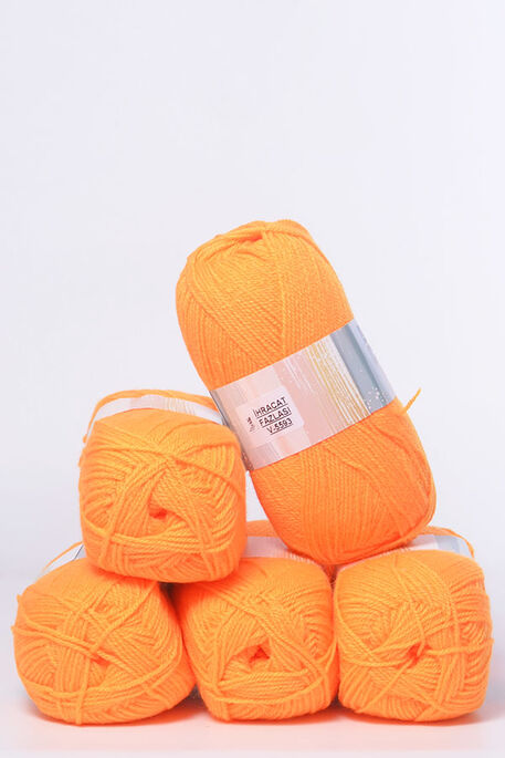  - İHRAÇ FAZLASI ÖRGÜ İPİ 500-550 GR (5 Yumak) V-5593