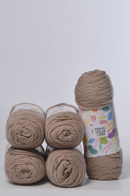  - İHRAÇ FAZLASI ÖRGÜ İPİ 500-550 GR (5 Yumak) V-5598