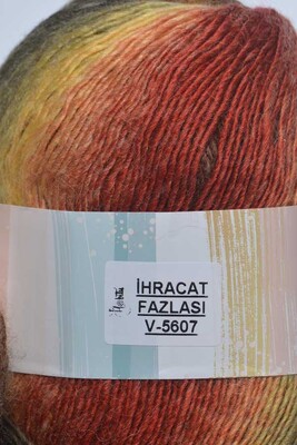İHRAÇ FAZLASI ÖRGÜ İPİ 500-550 GR (5 Yumak) V-5607 - Thumbnail
