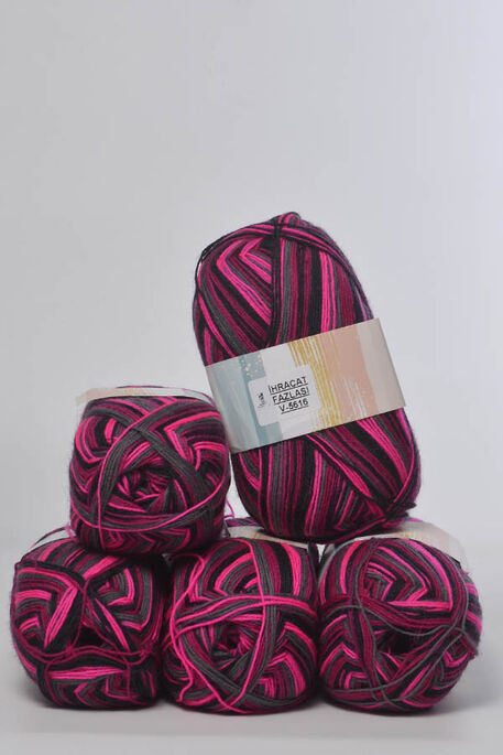  - İHRAÇ FAZLASI ÖRGÜ İPİ 500-550 GR (5 Yumak) V-5616
