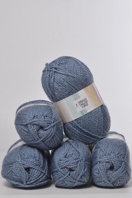  - İHRAÇ FAZLASI ÖRGÜ İPİ 500-550 GR (5 Yumak) V-5635