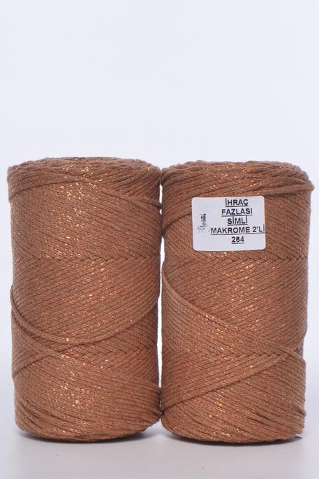  - İHRAÇ FAZLASI SİMLİ COTTON MAKROME (2 Lİ PKT) 264