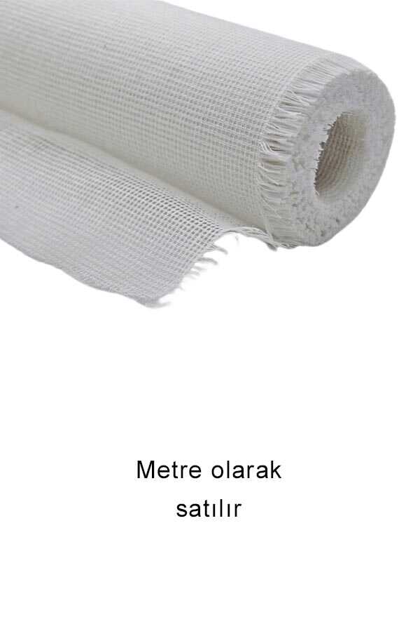 Kanaviçe Kumaş 1 Mt Beyaz