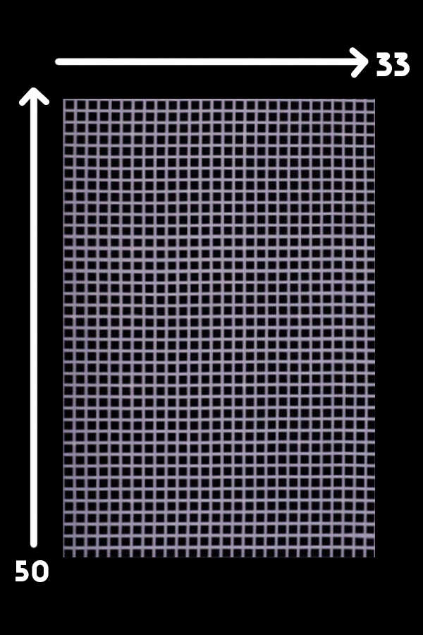 Kanvas Plastik File Dikdörtgen 50 Cm X 33 Cm