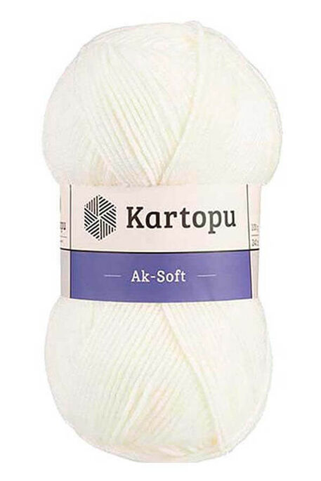 KARTOPU - KARTOPU AK-SOFT K010 Beyaz