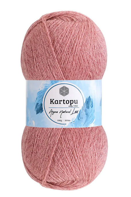 KARTOPU - KARTOPU ANGORA NATUREL LUX SİMLİ K778 Gül Kurusu