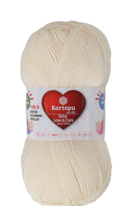 KARTOPU - KARTOPU BABY LOVE&CARE K025 Krem