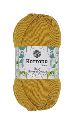 KARTOPU - KARTOPU BABY NATURAL COTTON K310 Hardal