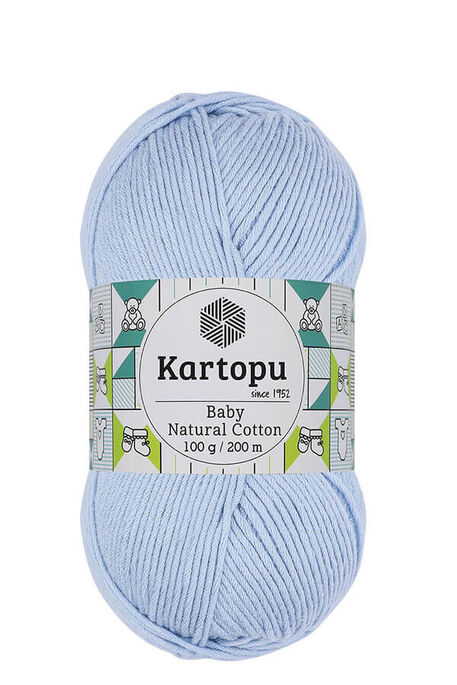 KARTOPU - KARTOPU BABY NATURAL COTTON K544 Bebe Mavi