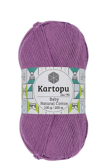 KARTOPU - KARTOPU BABY NATURAL COTTON K724 Leylak