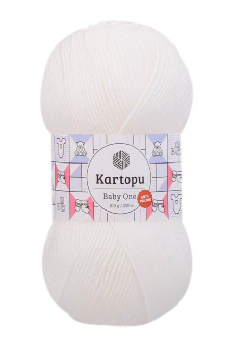 KARTOPU - KARTOPU BABY ONE K010 Beyaz