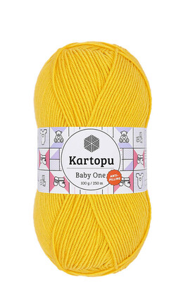 KARTOPU - KARTOPU BABY ONE K154 Koyu Sarı