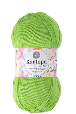 KARTOPU - KARTOPU COTTON LOVE K404 Fıstık Yeşili