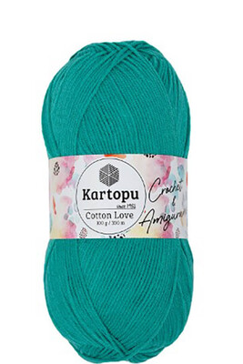 KARTOPU - KARTOPU COTTON LOVE K418 Koyu Mint