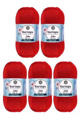 KARTOPU - KARTOPU LOTUS 5 Lİ PAKET K165 Kırmızı