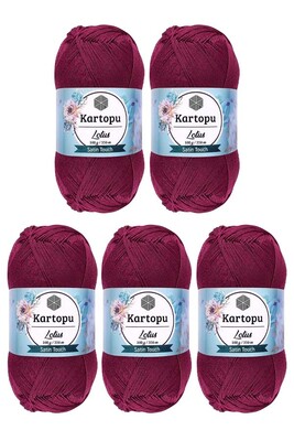 KARTOPU - KARTOPU LOTUS 5 Lİ PAKET K747 Vişne