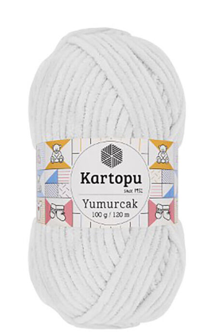 KARTOPU YUMURCAK K010 Beyaz - 1