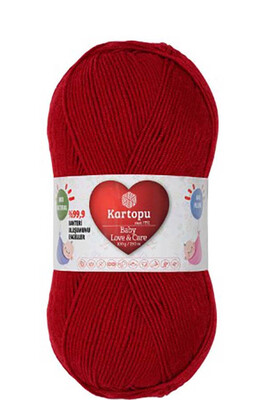 KARTOPU - KARTOPU BABY LOVE&CARE K129 DARK RED