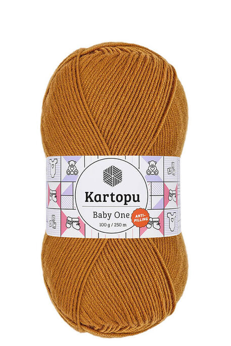 KARTOPU - KARTOPU BABY ONE K1854 Mustard