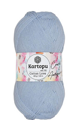 KARTOPU - KARTOPU COTTON LOVE K580 BABY BLUE