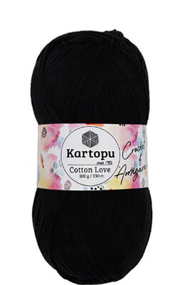 KARTOPU - KARTOPU COTTON LOVE K940 BLACK