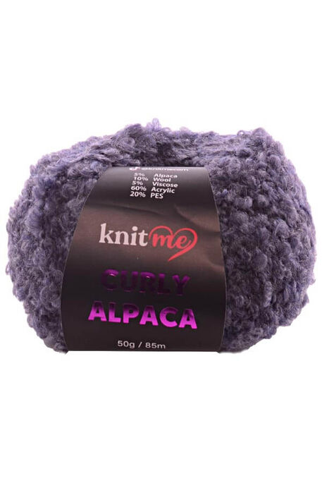 KNIT ME - KNIT ME CURLY ALPACA KC07 Islak Beton