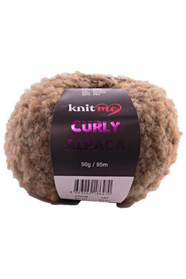 KNIT ME - KNIT ME CURLY ALPACA KC10 Kamel