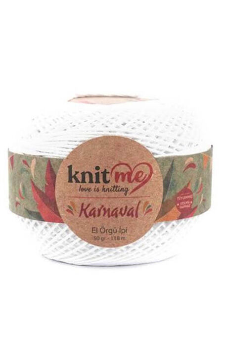 KNIT ME - KNIT ME KARNAVAL Karbeyaz