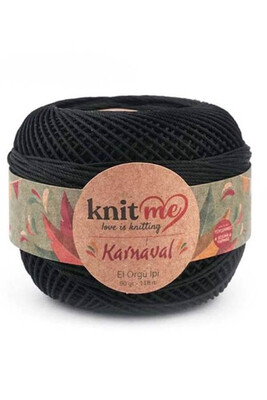 KNIT ME - KNIT ME KARNAVAL Siyah