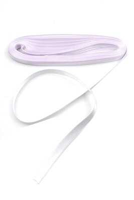 - KURDELA SATEN NO: 2 (1 CM) 10 MT 101 BEYAZ