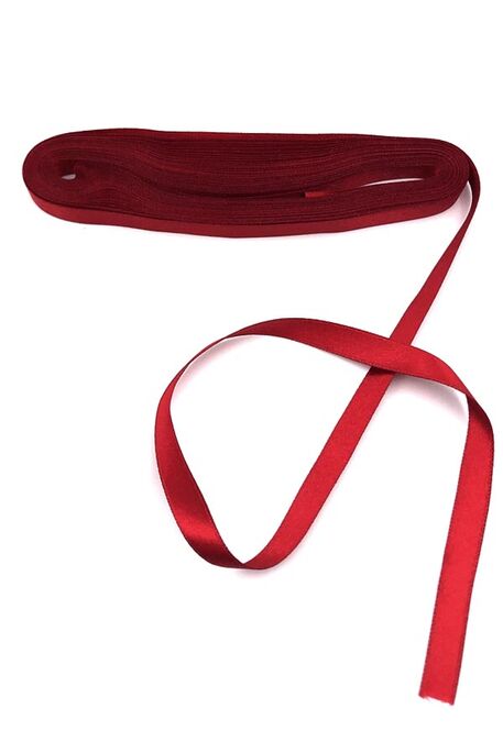  - KURDELA SATEN NO: 2 (1 CM) 10 MT 109 BORDO