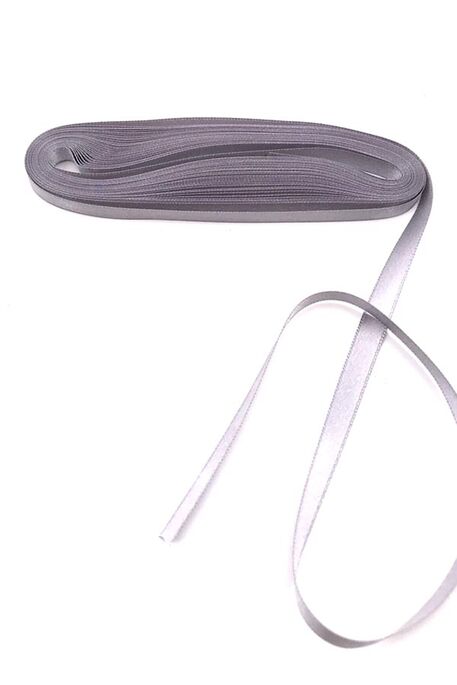  - KURDELA SATEN NO: 2 (1 CM) 10 MT 114 GRİ