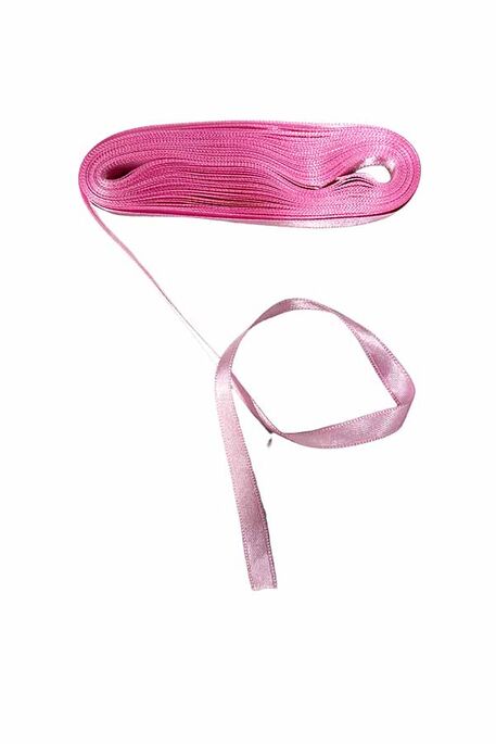  - KURDELA SATEN NO: 2 (1 CM) 10 MT 121 PEMBE
