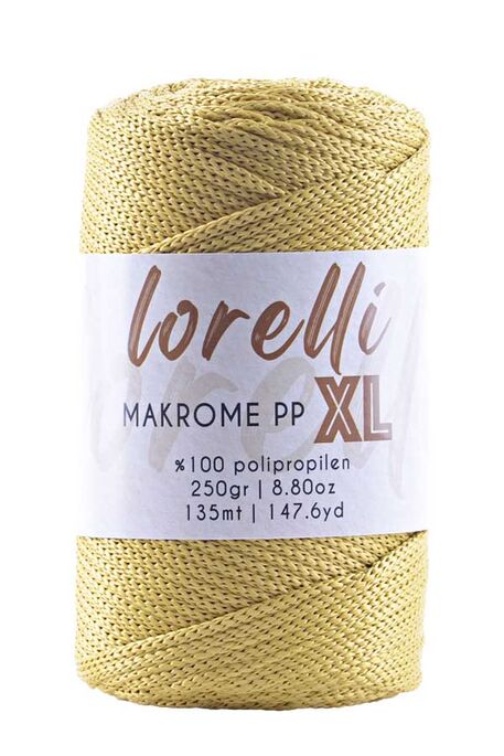 LORELLİ - LORELLİ MAKROME PP XL 3MM 050 Gold