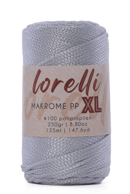 LORELLİ MAKROME PP XL 3MM 060 Açık Gri - Thumbnail