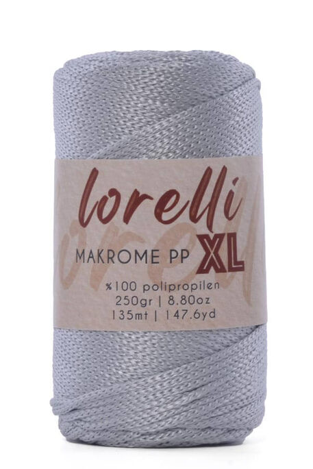 LORELLİ - LORELLİ MAKROME PP XL 3MM 060 Açık Gri