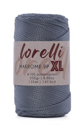 LORELLİ MAKROME PP XL 3MM 064 Gri - Thumbnail