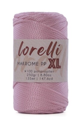 LORELLİ - LORELLİ MAKROME PP XL 3MM 072 Soft Pembe